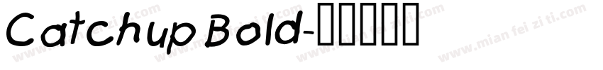 Catchup Bold字体转换